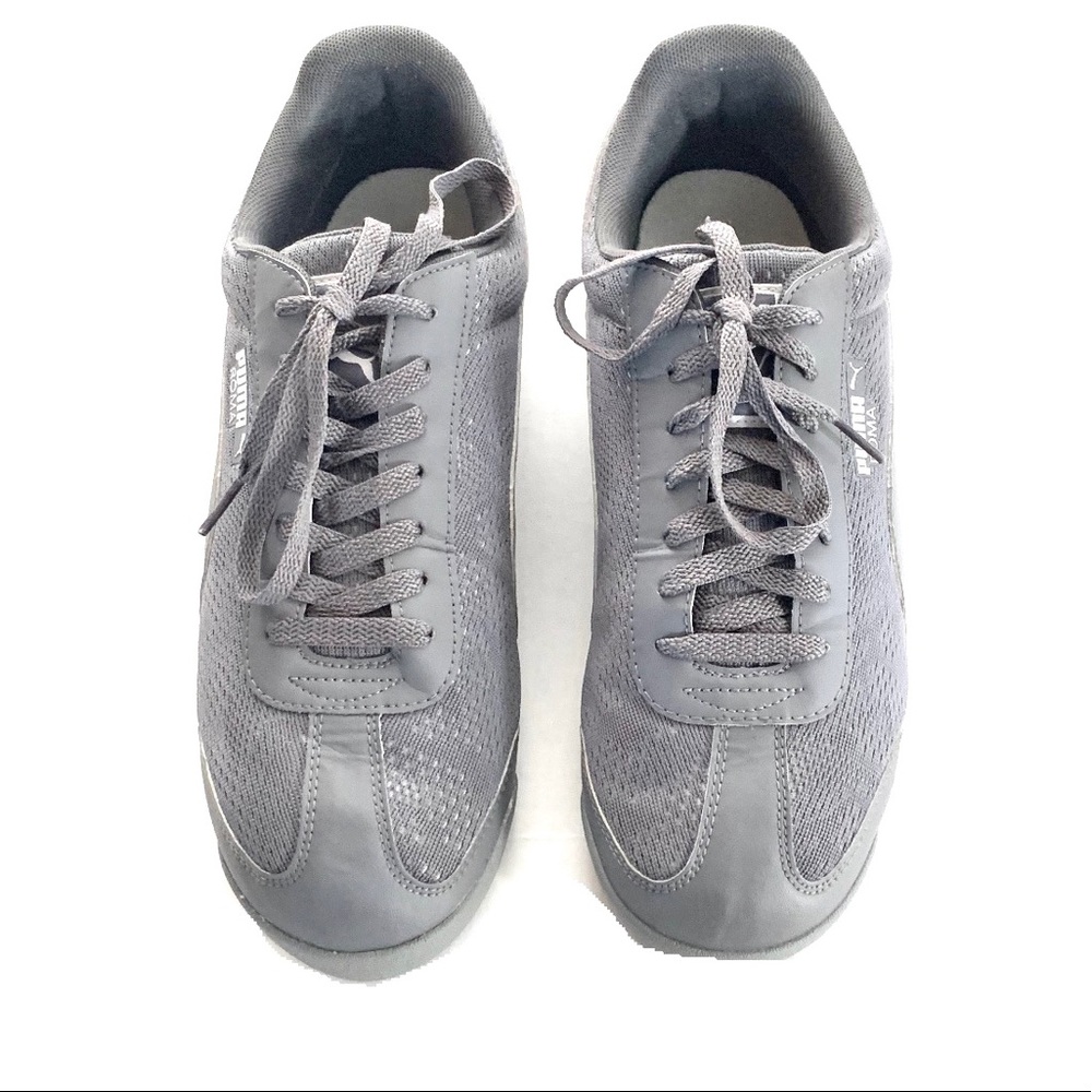 Mens Gray Puma ROMA Sneakers Size 11.5 EUC! - Picture 2 of 8